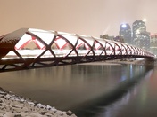 Calgary's Peace bridge 