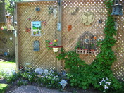  decorated lattice privacy fence