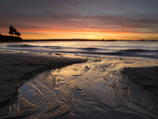 sunset at Stanley Park
