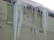 Icicles in Downtown Belleville