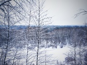 Snow covered Komoka Park