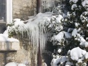 Lovely Icicle display outside Bridge St. Church
