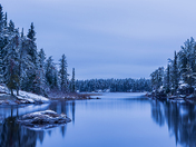 Frosty Black Lake