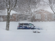 Snow in the middle of March Break