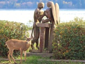 Deer Admiring Artwork