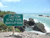 Do Not Stand Near Cliff Edge 