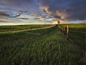 Sunset on the Prairies
