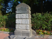 Monument to the first shot fired - Casteau Belgium