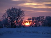 Beautiful Sunrise on the Prairies, Manitoba