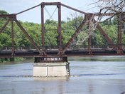 Emerson Train Bridge On The Red River