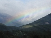 Rainbow in the Mountains