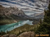 Peyto Lake In HDR