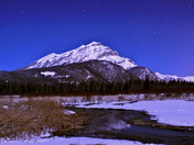 Mnt. Cascade at night.
