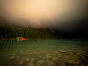 Mysterious lake Louise