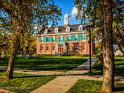 Court House in Weyburn at Autumn