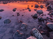 Purlpel haze sunrise