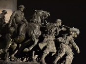 Night time at the National War Memorial