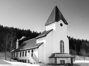 Catholic Church in winter