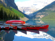 Banff National Park: Lake Louise Canoes