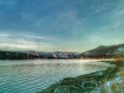 Steaming Morning over the bay