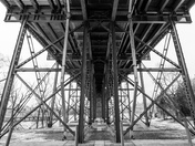 Underside of Pont Alexandra