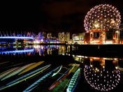 Vancouver Nightscape-False Creek