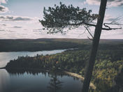 Overlooking Whitefish Lake