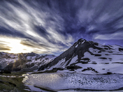 Sunrise at Russet lake, Whistler in summer