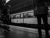 Waiting for the train