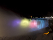Lights on Niagara Falls