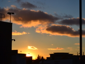 Urban Sunset Silhouettes