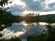 Clouds and reflections