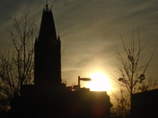 Sunset over Belleville Ontario 