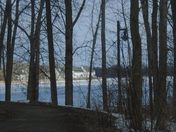 The bayshore Trail on a Cold Spring day belleville Ontario