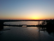 Sunset on Waterford ponds