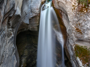 Maligne Canyon Waterfall