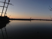 The Ship in the Sunset