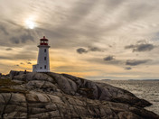 Sunset on Peggy's Cove