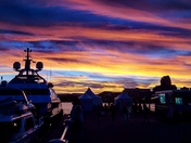 Colorful Victorian Sunset 