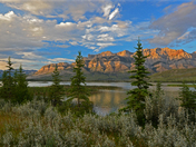 Talbot Lake and the Miette Range