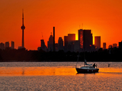 Sunset Sail Ashbridges Bay Toronto Canada