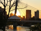 Esplanade Riel Pedestrian Bridge & Human Rights Museum