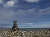 Inuksuks near Arviat