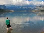 Boy at Jasper Lake
