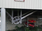 Wheel of an old mill in Paisley