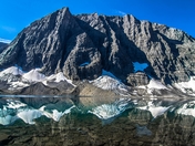 Floe Lake reflection