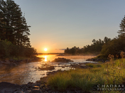 Sunrise over Lake Travers