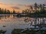 Sunrise in Killarney, Ontario