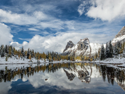 Moor Lakes, Yoho National Park in the fall