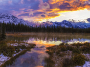 Sunset at Buller Pond